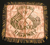 Alaska Highway Souvenir Pillow Cover, circa 1945
