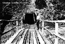 Entrance to a coal mine in Alberta