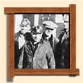 1936, some Murray mine employees. L/R: George Kastwitz (a timber man), Jim Cotterill (fire-boss), Bob Stevens (fire-boss), Frank Kwasny (a timber man), Alf James (fire-boss), Dave Bailey (barn boss) and Dick Bradshaw (fire-boss).