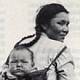 Chipewyan woman and child.