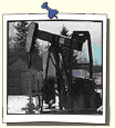 Replica of a Pump Jack at the Canadian Petroleum Interpretive Centre