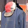 Prisoner-of-war uniforms manufactured by GWG for use in the camps in southern Alberta. Credit: Galt Museum & Archives.