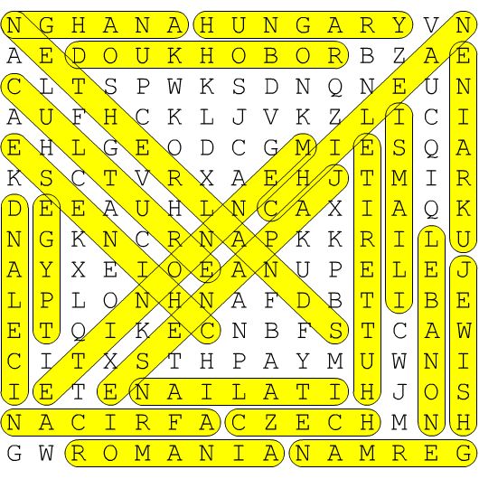 Multiculturalism  Wordsearch