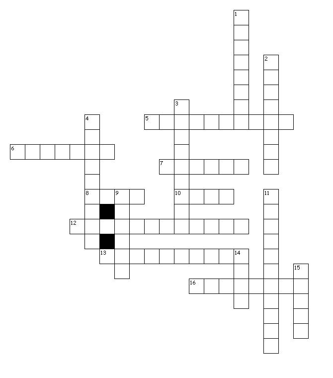 Image: Crossword