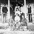 Vasseur family at Sylvan Lake, Alberta. 1908