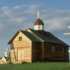 St. Nicholas Russo-Greek Orthodox Church at UCHV. This church was originally built in 1908 to serve settlers in the Kiew area of Alberta- near modern Wostok. It is typical of the kind of church built by local farmers in rural districts in east-central Alberta.