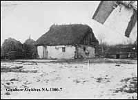 Ukrainian home near Vegreville, Alberta, 1906.