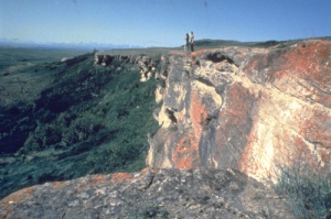 Head-Smashed-In cliff edge