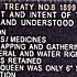 Plaque from Treaty 8 Cairn - treaty details as described by the Elders