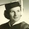 Helmi (Silberman) Munz, daughter of Martin and Lisa Silberman, receives her Master of Arts degree from New Yorks Columbia University in 1956.