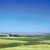 Pictured is landscape looking north from Barons in southern Alberta.