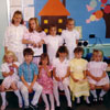 Children attending Calgary Estonian supplementary school, Mother\'s Day, 1989
