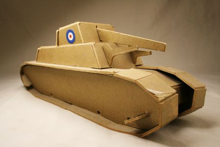 Cardboard Model Tank
