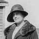Angelina Rebaudengo with son Mario, Calgary, Alberta, 1926. Mario wearing a sailor hat and coat. 
