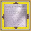 A pillar commemorating David Thompson