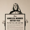 For Homeless, wounded British Folk