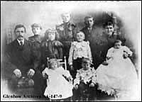 Ernest Schaffer family of Cardston, Alberta in 1899.