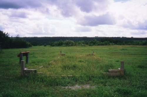 Outline of the Horse Yard at Buckingham House Site.