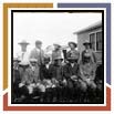 Groupe de pionniers franais, Trochu, Alberta, 1907.
