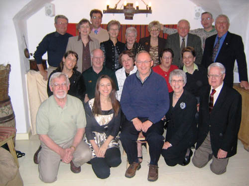 Members and friends of the Alberta Estonian Heritage Society spend a wonderful  evening at the Golden Piglet Inn in Tallinn, 2007