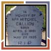 Tombstone Mrs Mitchell Calliou