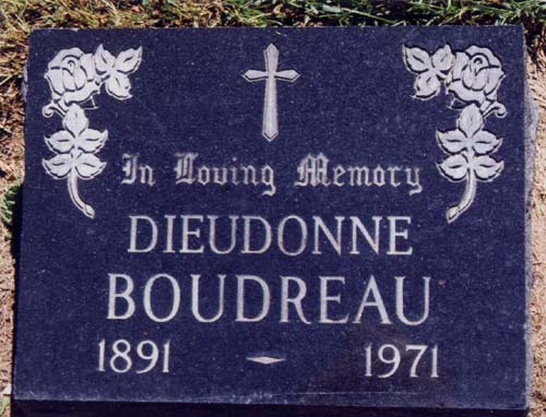 Tombstone Dieudonn Boudreau