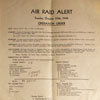 Air Raid Alert Operation Order