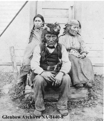 Chef Castor et sa famille, region de Rivière-la-Paix ca. 1911