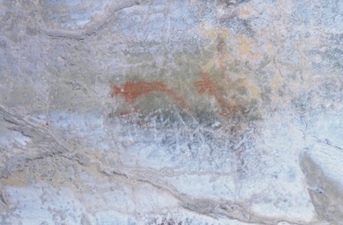 Pictographe hopi, sur les précipices de la gorge Grotto.