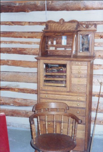 Exemple de meubles  l'intrieur de Fort MacLeod.