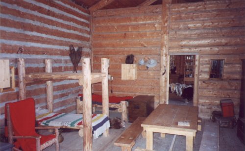 North West Mounted Police Sleeping Quarters, Fort Whoop-Up.