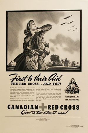 Canadian Red Cross Poster Advertisement