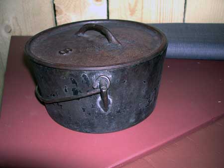 Fur Trade era pot for boiling water