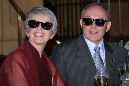 Annette and Bob Kingsep enjoying the  Hollywood-type Ball at the West Coast Estonian Days in Los Angeles, 2007 