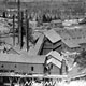 No. 1 mine, Canmore, Alberta, was started in 1887.  Photo courtesy of Glenbow Archives. 